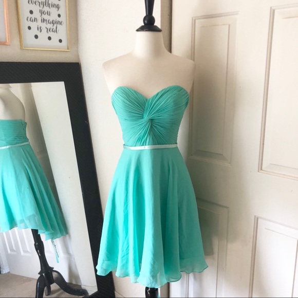 Cinderella Dresses & Skirts - Cinderella Divine Strapless Teal Dress Size 4